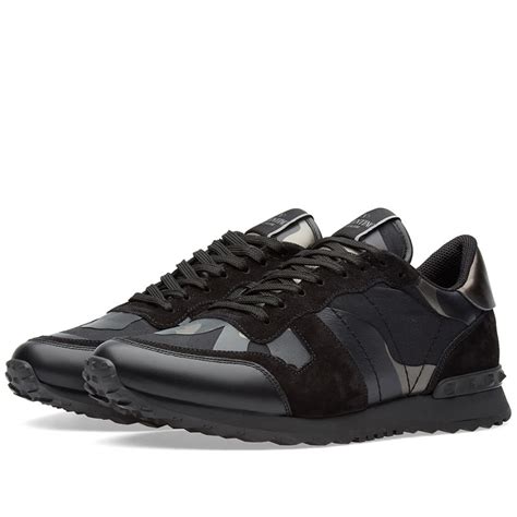 Valentino rock runner triple black from Shirley (retail comparison).